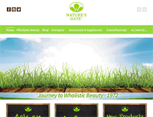 Tablet Screenshot of naturesgate.com
